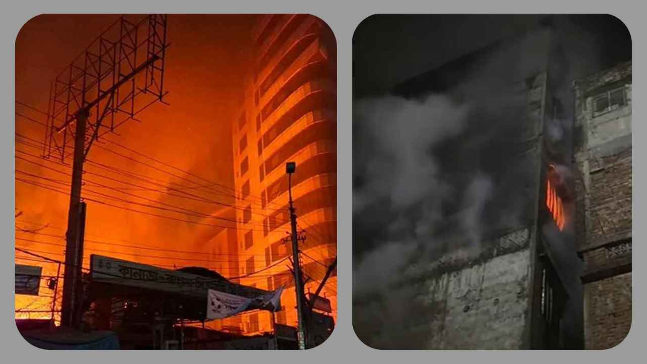 ঢাকায় দুই জায়গায় আগুন, নিয়ন্ত্রণে ফায়ার সার্ভিসের আপ্রাণ চেষ্টা