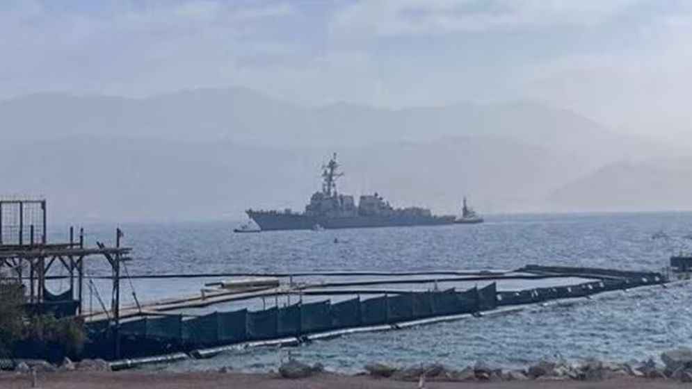 ইসরায়েলের এইলাত বন্দরে ঘাপটি মেরে আছে মার্কিন রণতরী