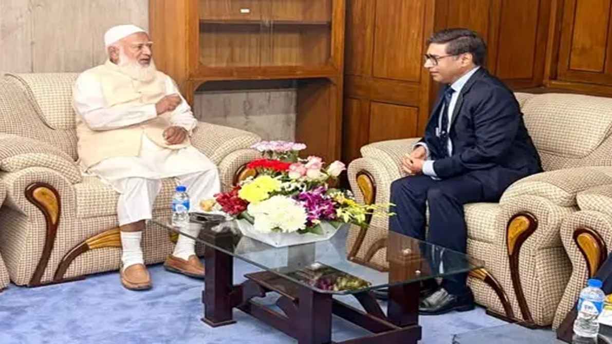 জামায়াত আমিরের সঙ্গে ভারতের পররাষ্ট্র সচিবের সাক্ষাৎ