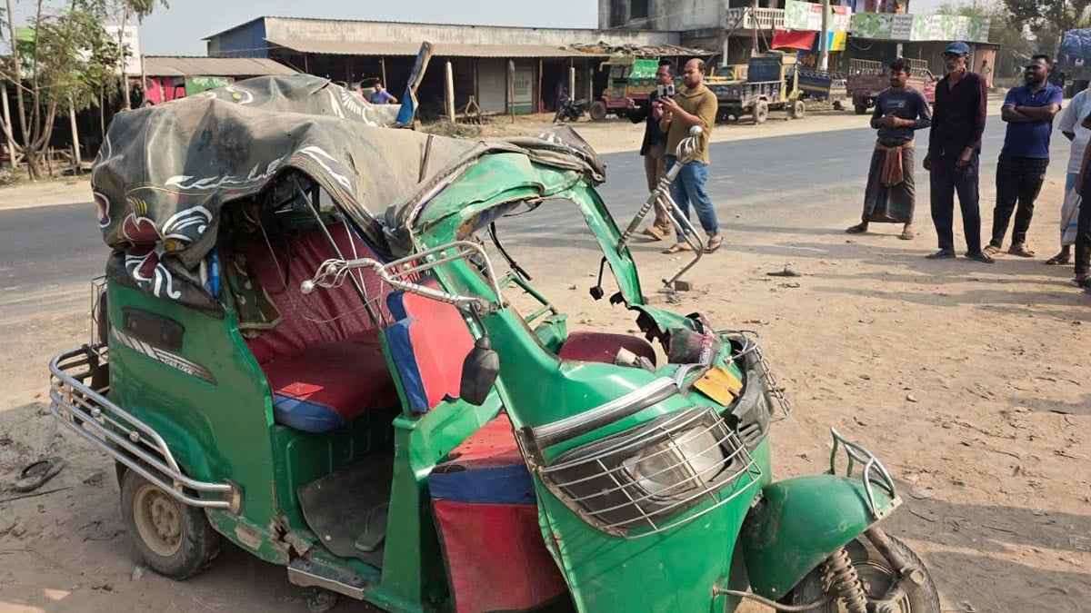 ভালুকায় পিকআপের ধাক্কায় প্রাণ গেল মুরগি ব্যবসায়ীর