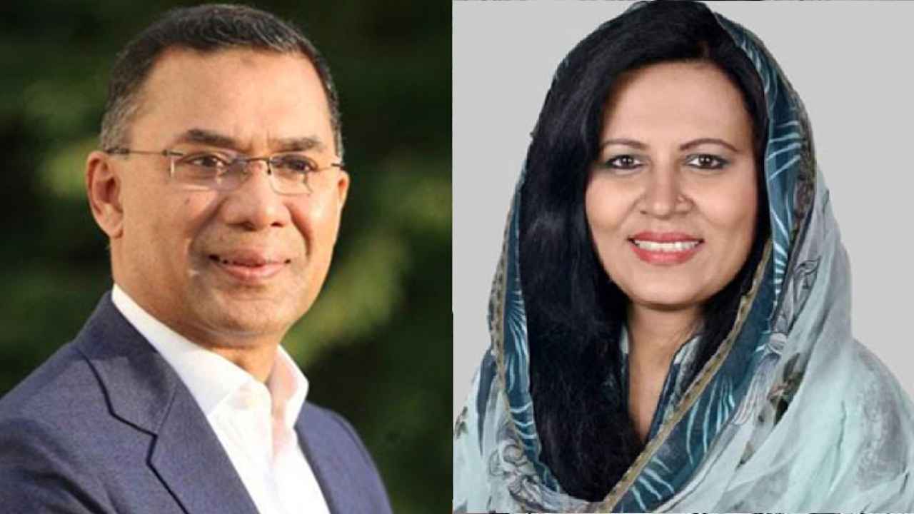 তারেক রহমানকে শুভেচ্ছা জানালেন বিদিশা এরশাদ