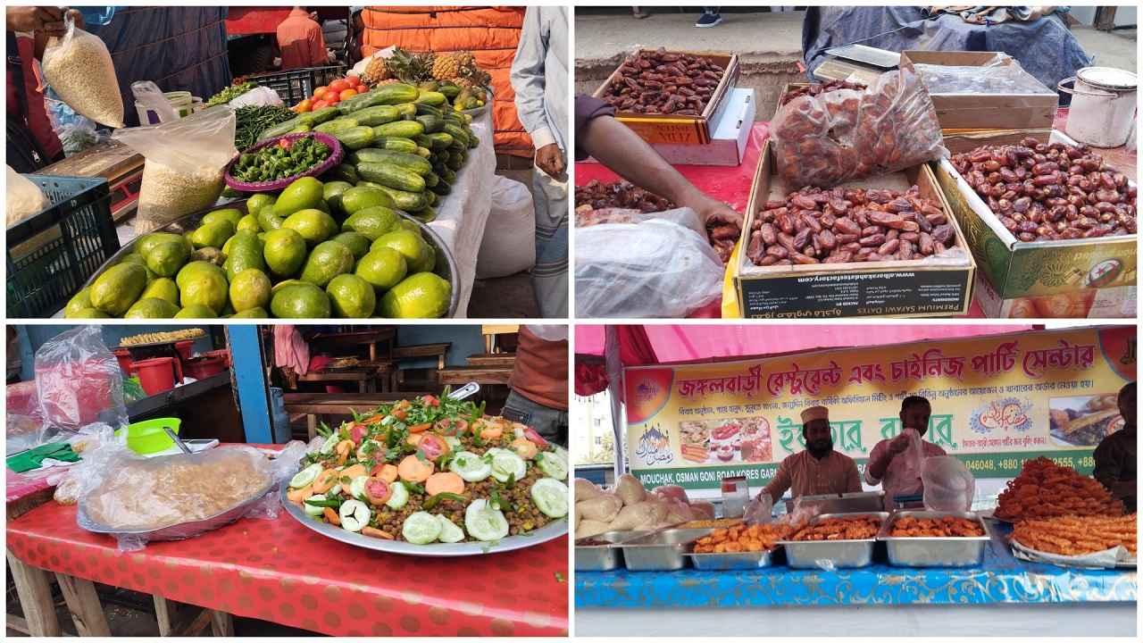রাজধানীর পথে পথে ইফতার সামগ্রী, জমজমাট বেচাকেনা