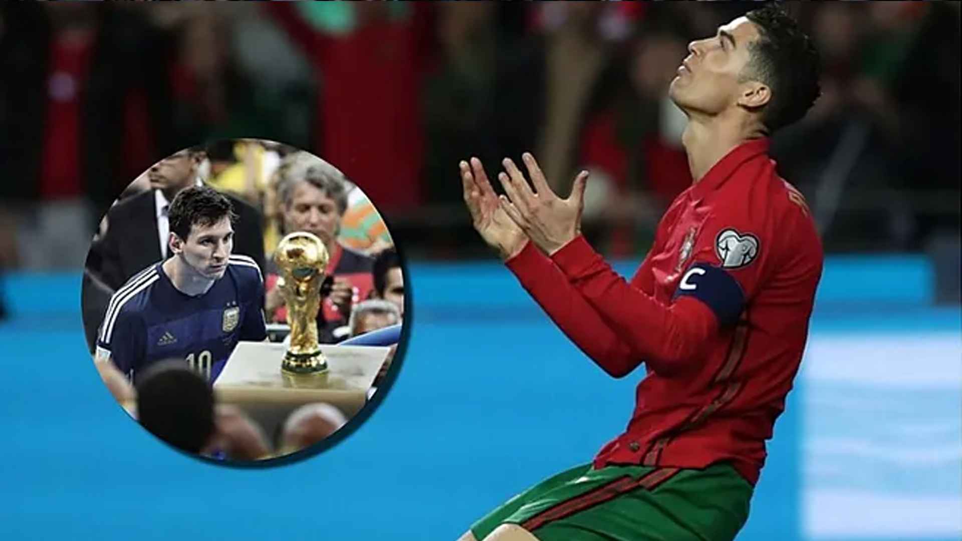 মেসি যেন বিশ্বকাপ জিততে না পারেন, প্রার্থনা করেছিলেন রোনালদো