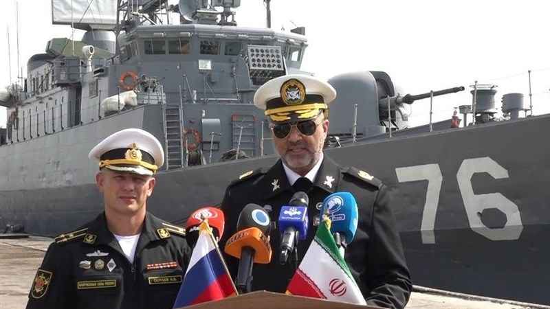 ওমান সাগরে ইরান-রাশিয়ার যৌথ নৌ মহড়া 