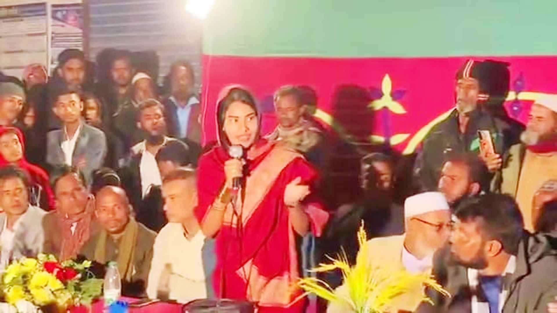 নির্বাচনি মাঠে স্বামীর পক্ষে স্ত্রী সিমি কিবরিয়ার চমক