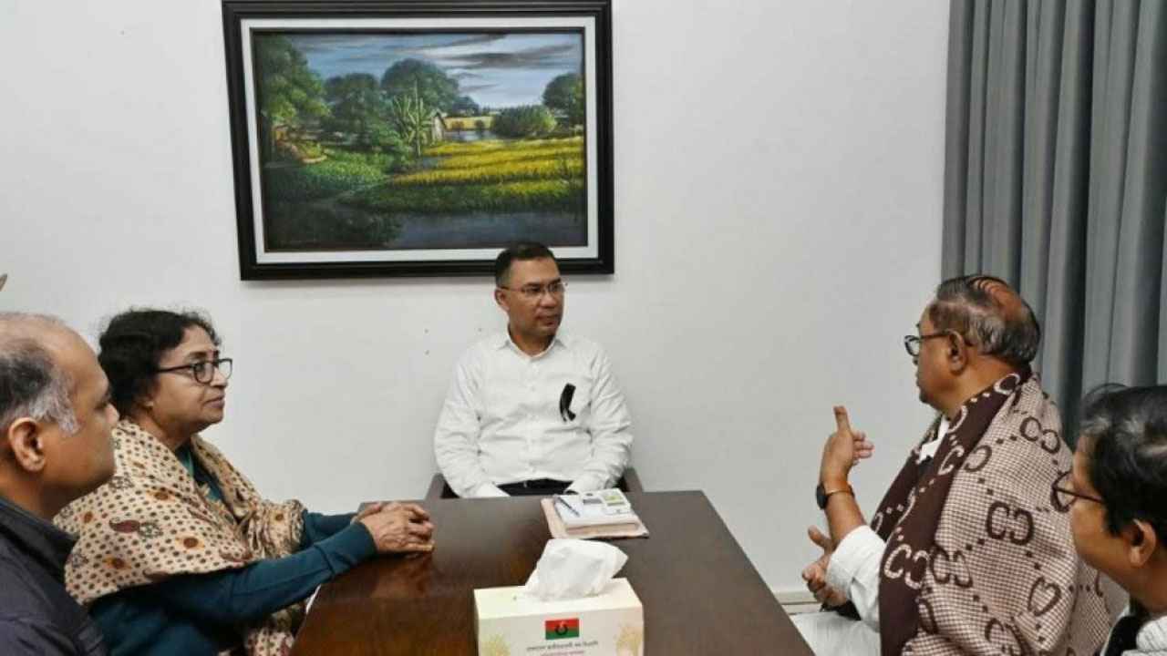 তারেক রহমানের সঙ্গে সাইফুল হকের সাক্ষাৎ