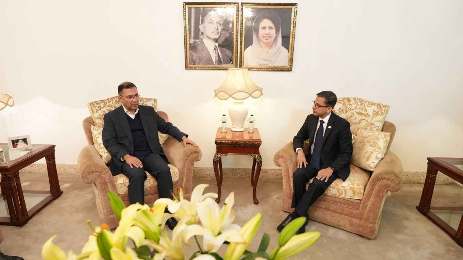 চার কূটনীতিক দলের সঙ্গে তারেক রহমানের বৈঠক