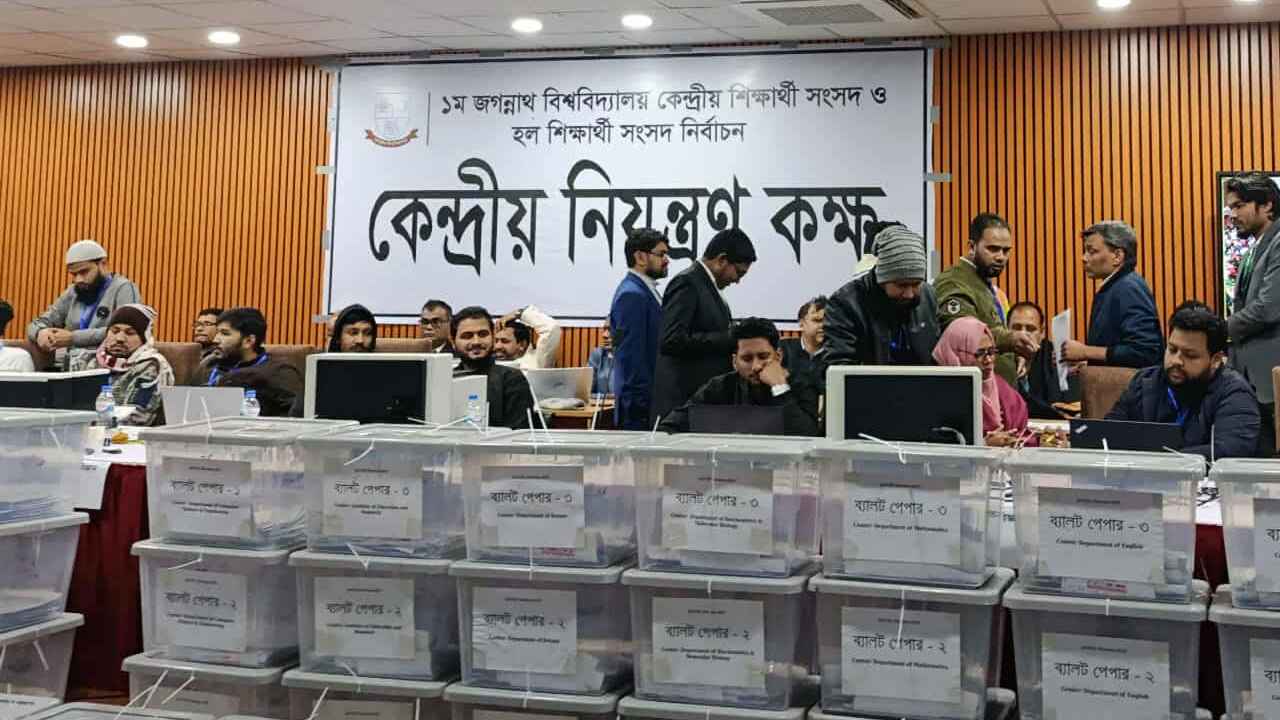 ফিন্যান্স বিভাগে ভিপি-এজিএস পদে এগিয়ে ছাত্রদল, জিএস পদে শিবির