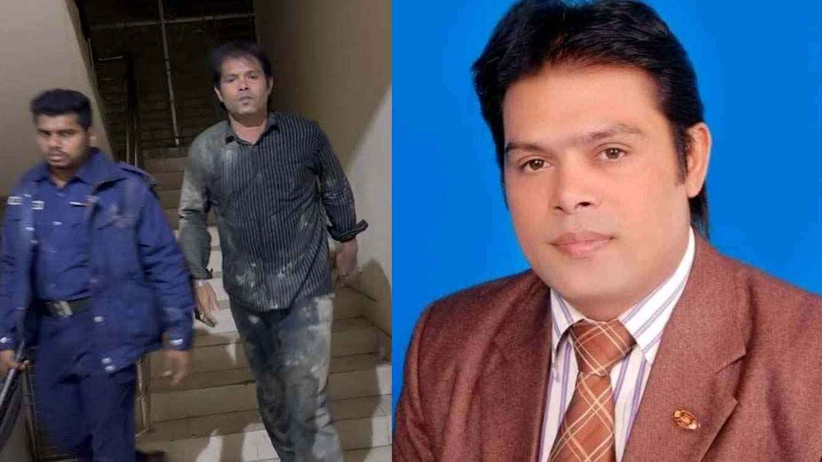 পালাতে গিয়ে মাছের ঘেরে কাদায় আটকে সাবেক ইউপি চেয়ারম্যান গ্রেফতার