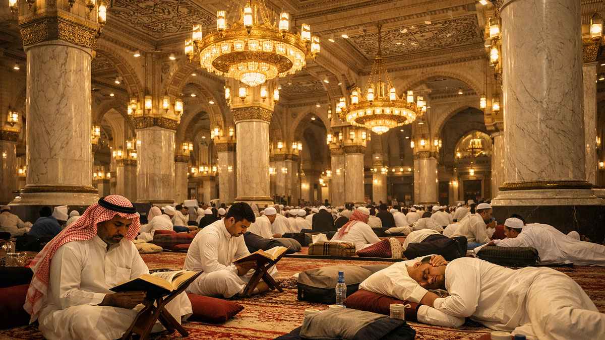 মক্কা-মদিনাসহ সৌদির সব মসজিদে ইতেকাফে নতুন নিয়ম