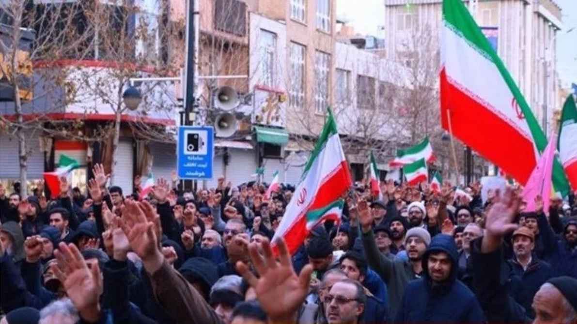 ইরানে সরকারপন্থী সমাবেশে জনস্রোত