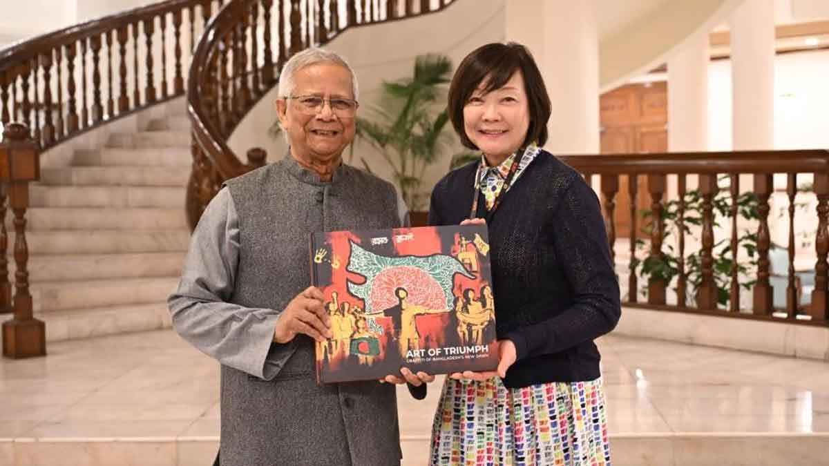 ড. ইউনূসের সঙ্গে জাপানের সাবেক প্রধানমন্ত্রীর স্ত্রী আকি আবের সাক্ষাৎ