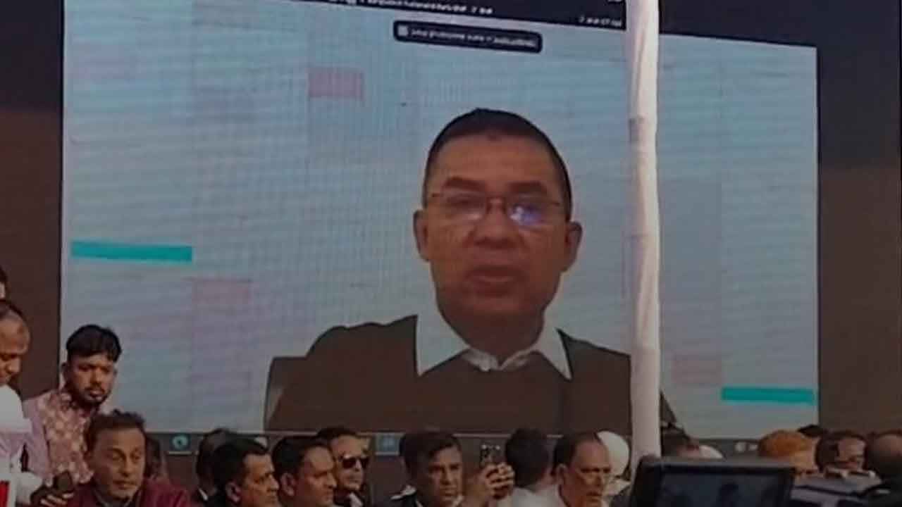 নির্বাচন বাধাগ্রস্ত করতে একটা গোষ্ঠী ষড়যন্ত্র করছে: তারেক রহমান