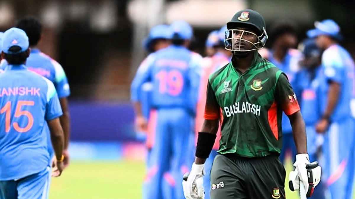 বৃষ্টিবিঘ্নিত ম্যাচে হার দিয়ে শুরু করলো বাংলাদেশের যুবারা