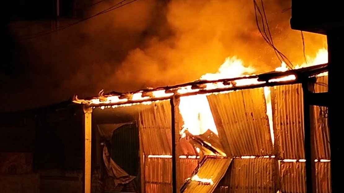 ভয়াবহ অগ্নিকাণ্ডে দুটি দোকান পুড়ে ছাই