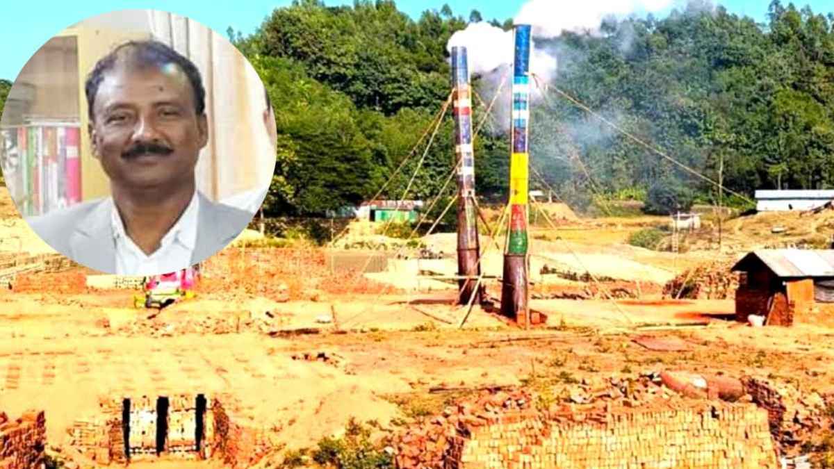 সন্ত্রাসী পাহারায় চলছে আ.লীগ নেতার অবৈধ ইটভাটা