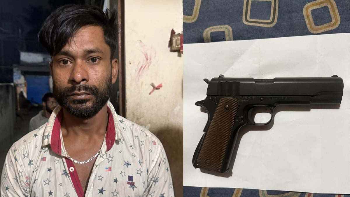 গাজীপুরে বিদেশি পিস্তলসহ যুবক আটক