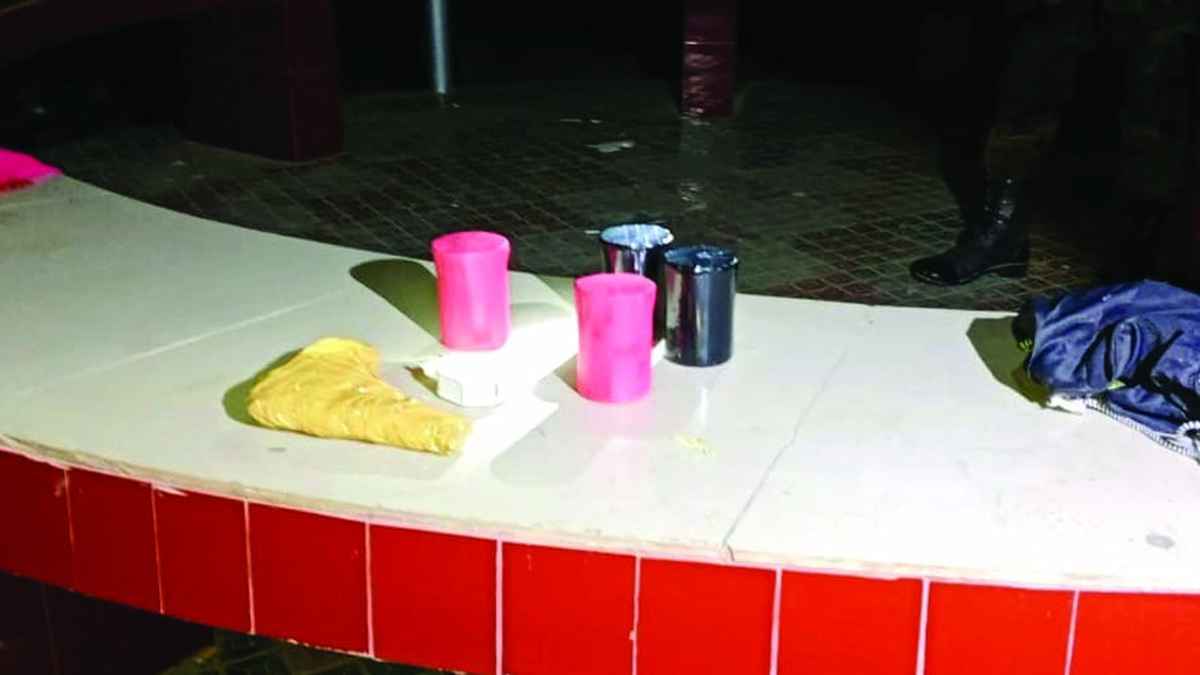 পরিত্যক্ত টয়লেট থেকে পিস্তল-গুলি-ককটেল জব্দ