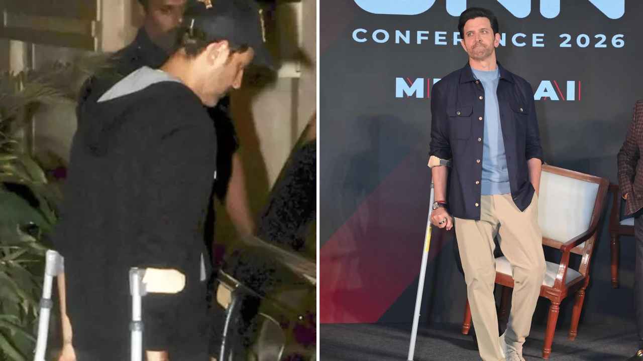 হাঁটতে পারছেন না হৃতিক রোশন