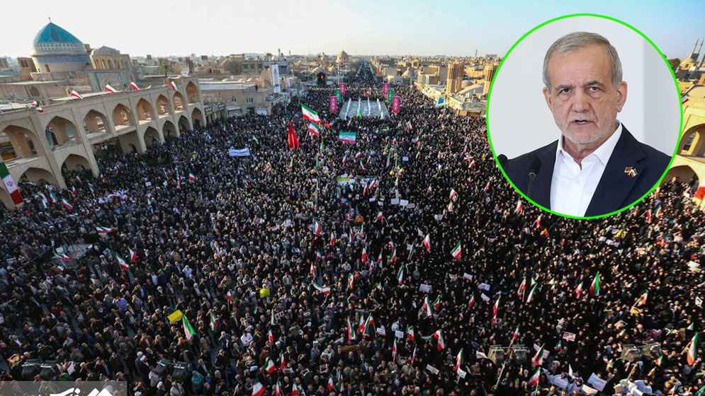 ইরানে এবার রাজপথে প্রতিরোধ-মিছিলে প্রেসিডেন্ট