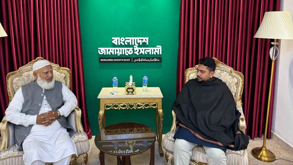 জামায়াত আমিরের সঙ্গে নাহিদের সাক্ষাৎ