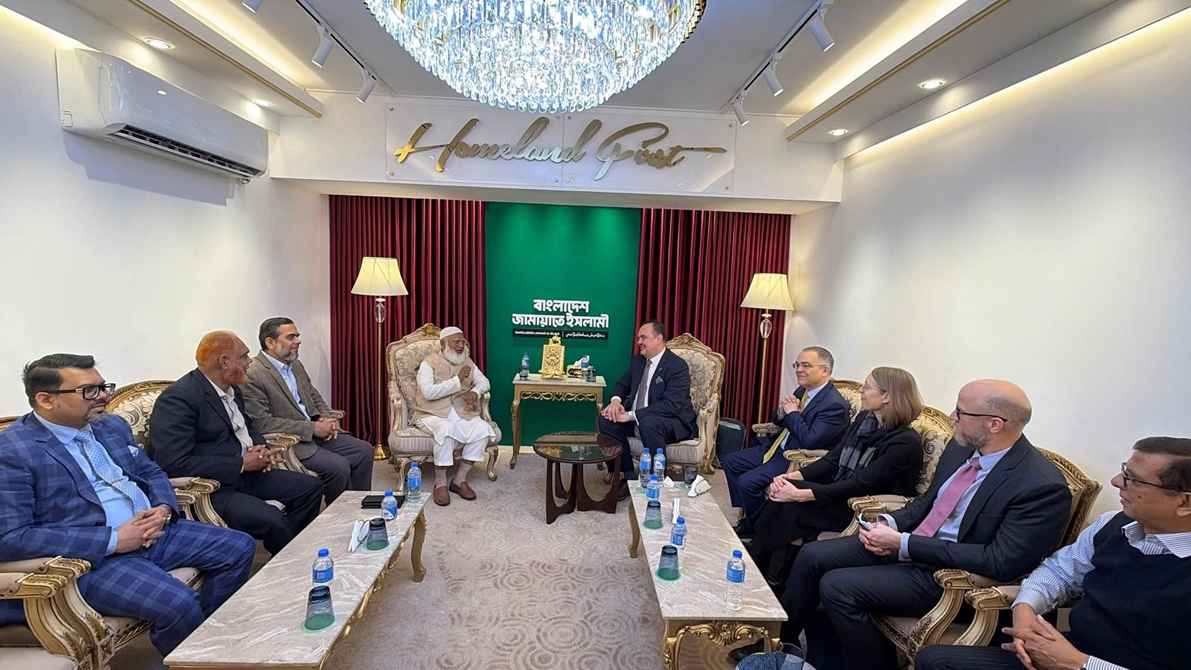 গণতান্ত্রিক অগ্রযাত্রায় জামায়াতের ভূমিকার প্রশংসা মার্কিন রাষ্ট্রদূতের