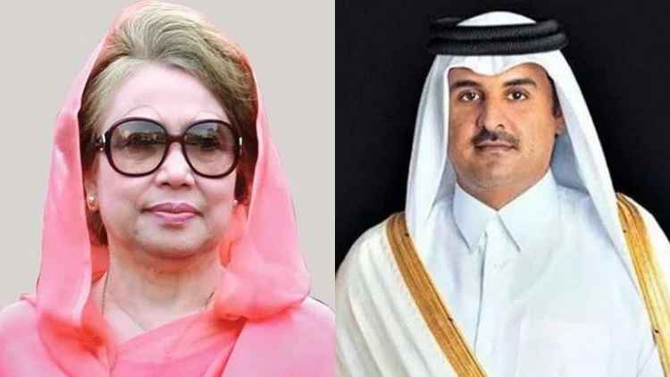 খালেদা জিয়ার মৃত্যুতে কাতারের আমিরের শোক