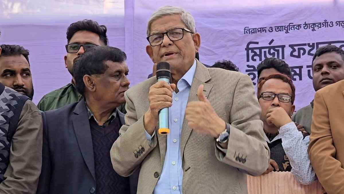 গণতন্ত্র ও স্বাধীনতা রক্ষায় বিএনপিই সবচেয়ে যোগ্য: মির্জা ফখরুল