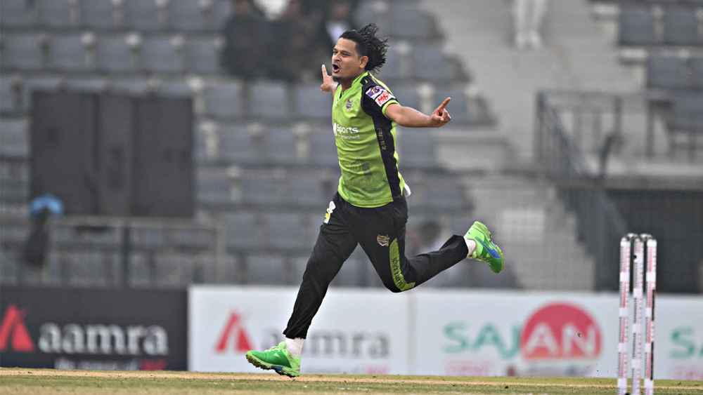 নাসুমের রেকর্ড গড়া প্রথম ফাইফার, নোয়াখালীর লজ্জার রেকর্ড