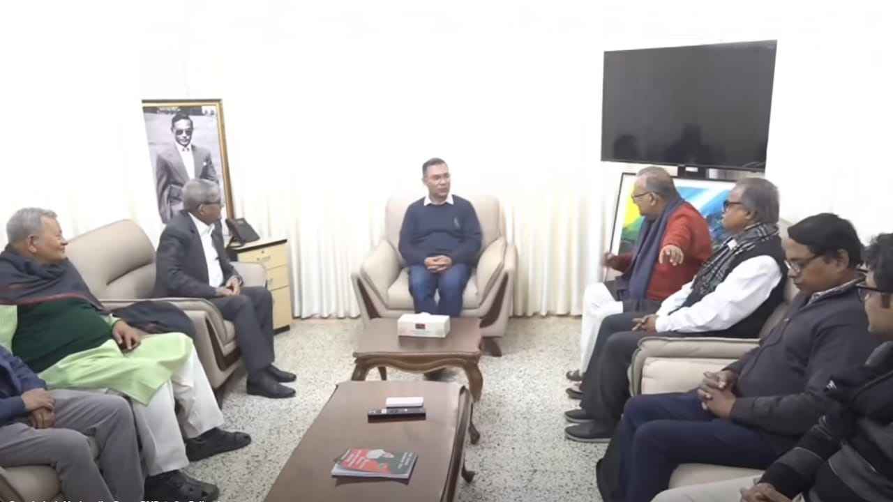 একাত্তর আমাদের ভিত্তি, বাম নেতাদের বৈঠকে তারেক রহমান