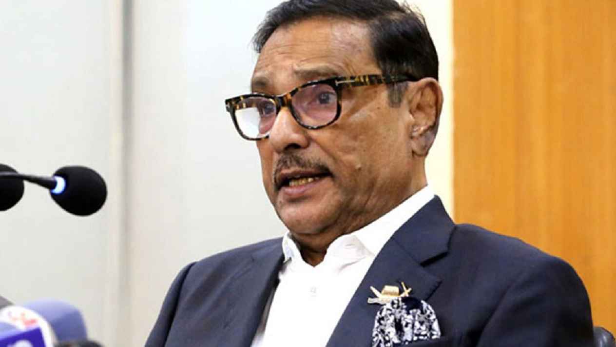 পলাতক আওয়ামী লীগ নেতা ওবায়দুল কাদেরের অবস্থা সংকটাপন্ন