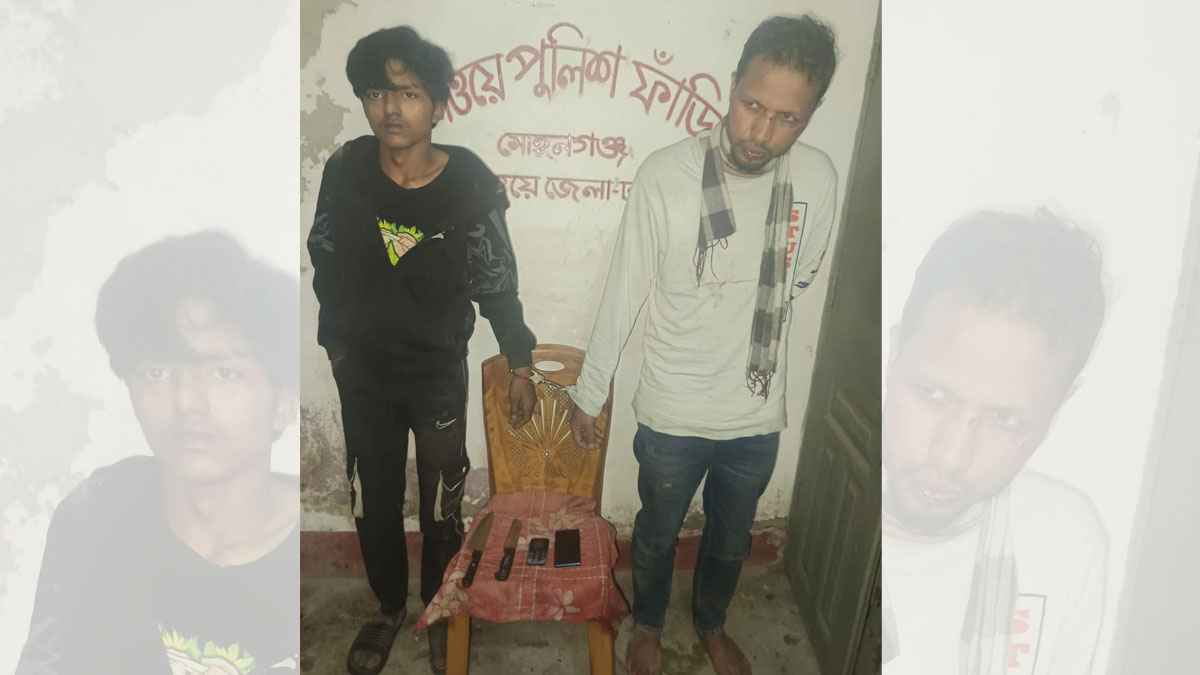 হাওর এক্সপ্রেস ট্রেনে যাত্রীর গলায় ছুরি ঠেকিয়ে ছিনতাই, আটক ২