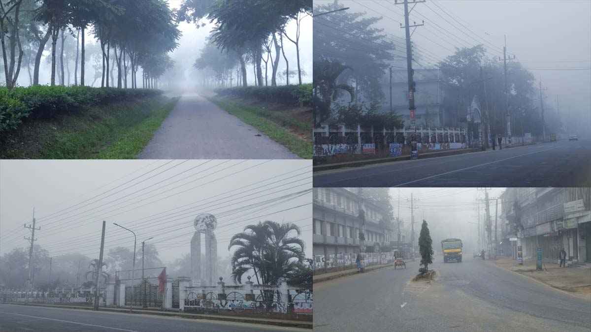 হিমেল হাওয়ায় কাঁপছে মৌলভীবাজার