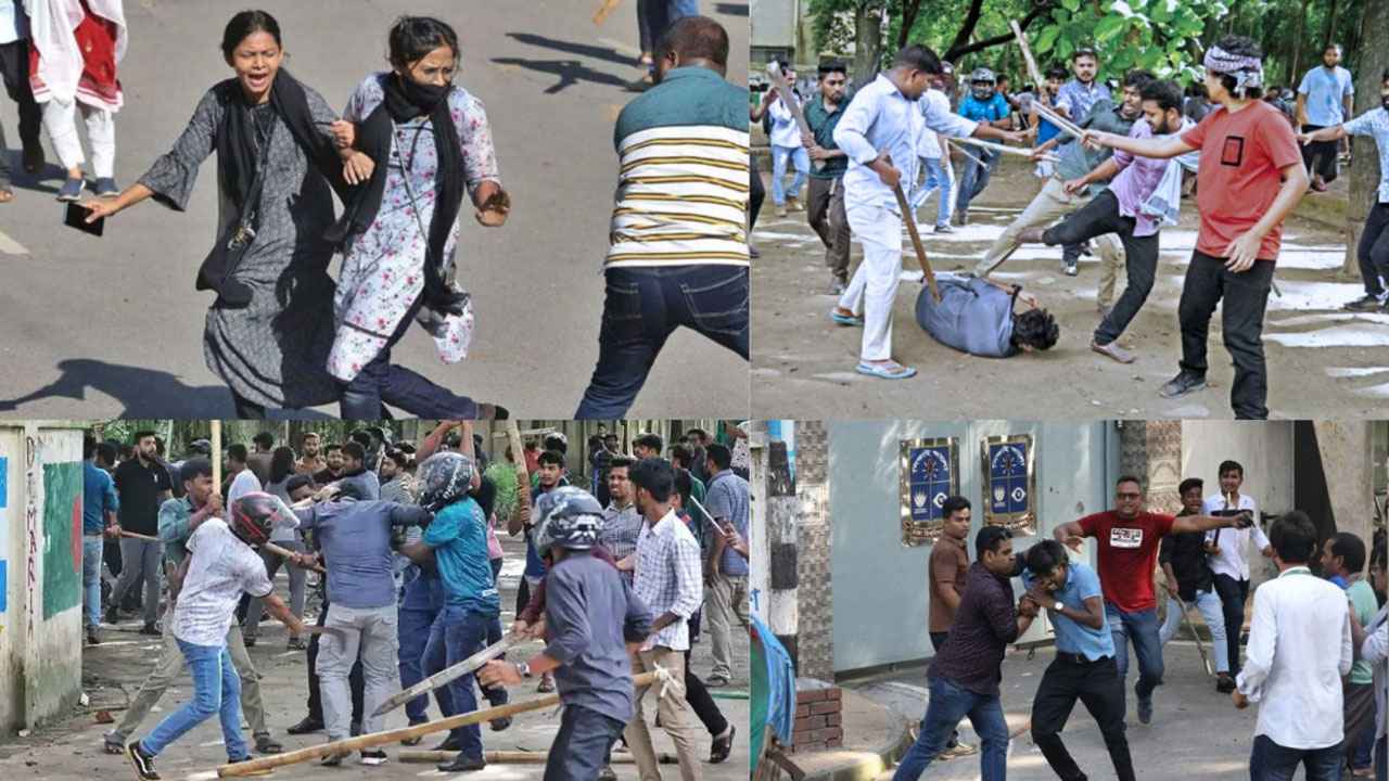 ছাত্রলীগের হামলায় রণক্ষেত্র ক্যাম্পাস, আন্দোলনে নতুন মোড়