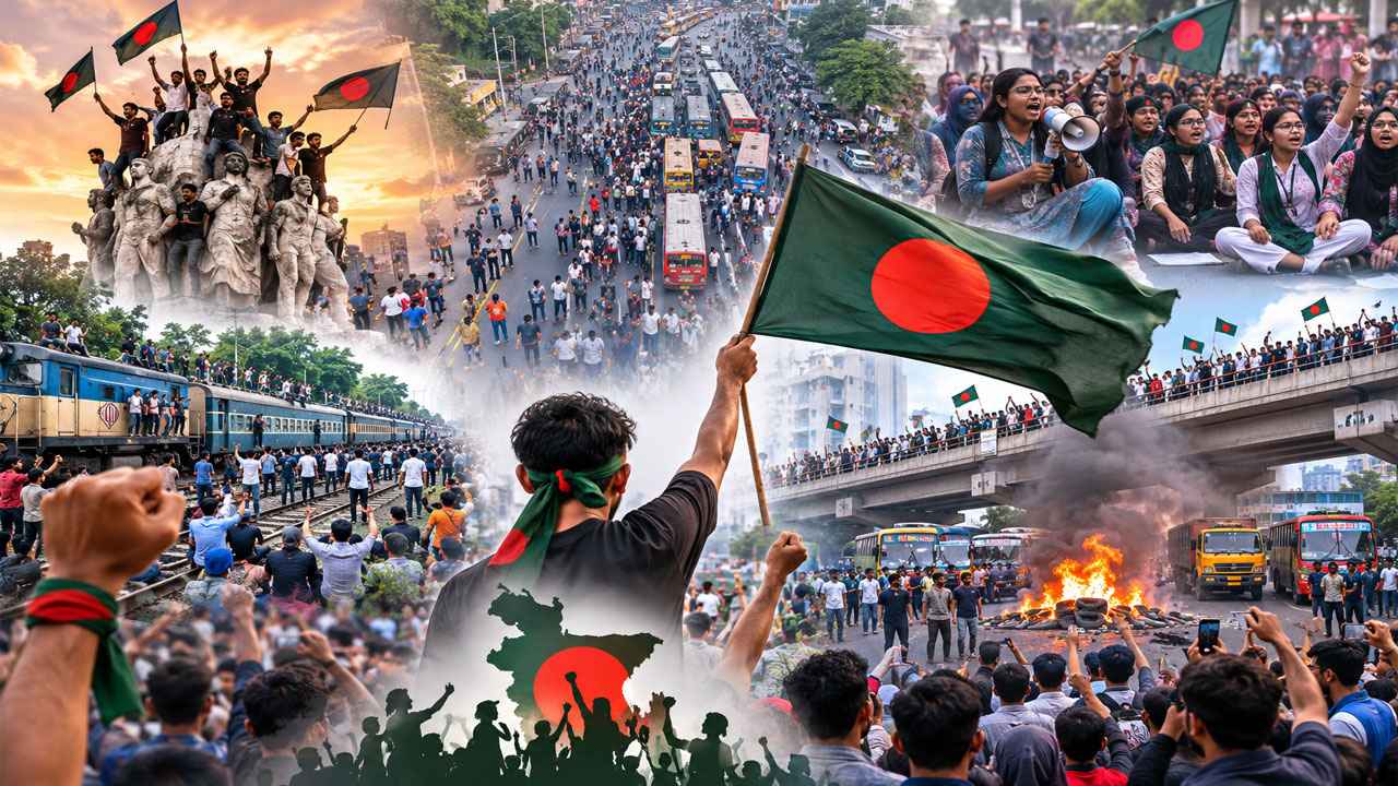 ৯ জুলাই আন্দোলন ছড়িয়ে পড়ে সারাদেশে, বাংলা ব্লকেড কর্মসূচি ঘোষণা