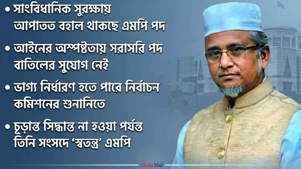 কোন সমীকরণে সংসদে টিকে থাকছেন গাজী নজরুল?