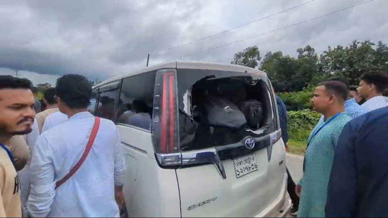 সিলেটে এনসিপির গাড়িবহরে হামলা