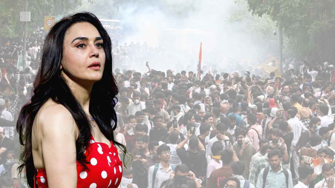 দিল্লির আন্দোলন নিয়ে মুখ খুলে কটাক্ষের শিকার প্রীতি জিনতা