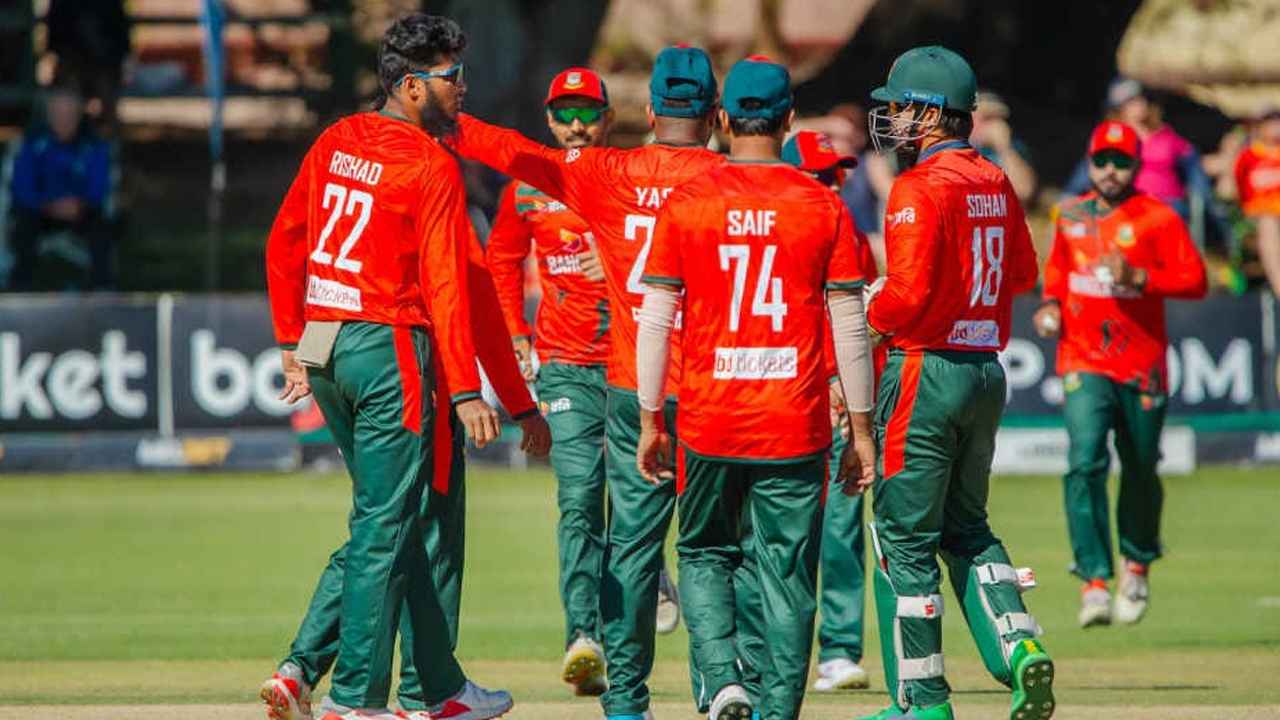 স্পিন ঘূর্ণিতে জিম্বাবুয়েকে হারিয়ে সিরিজে সমতায় বাংলাদেশ
