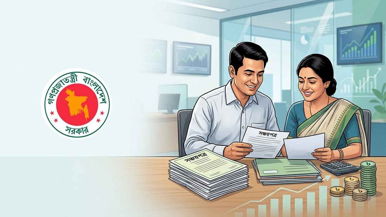 সঞ্চয়পত্রে মুনাফার হার অপরিবর্তিত, স্বস্তিতে মধ্যবিত্ত