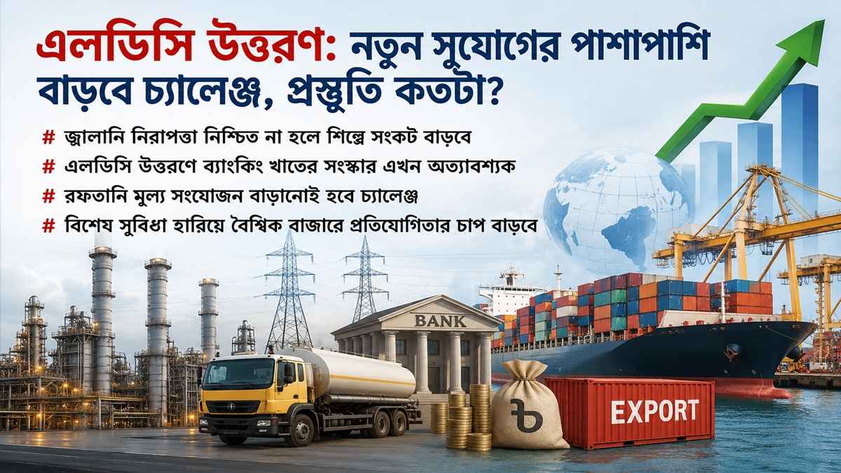 এলডিসি উত্তরণ: নতুন সুযোগের পাশাপাশি বাড়বে চ্যালেঞ্জ, প্রস্তুতি কতটা?
