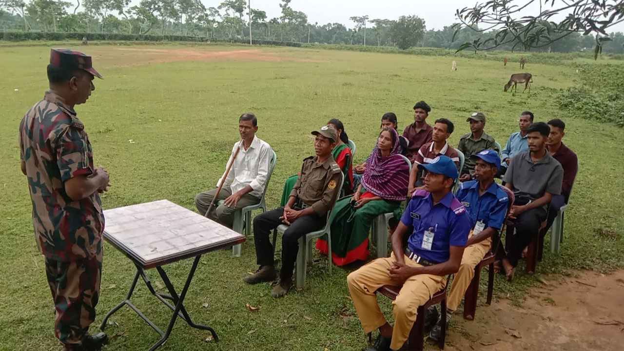 হবিগঞ্জে পুশইন প্রতিরোধে মাইকিং ও জনসচেতনতামূলক অভিযান