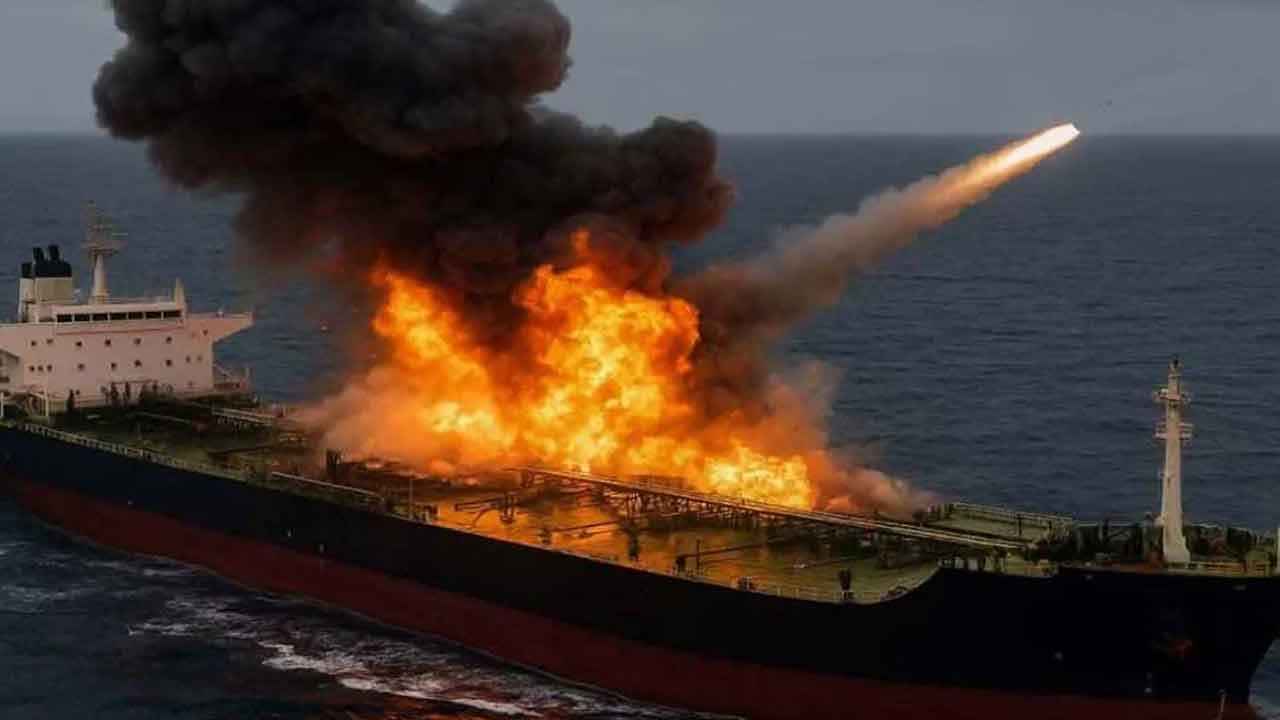 Fire on Ship