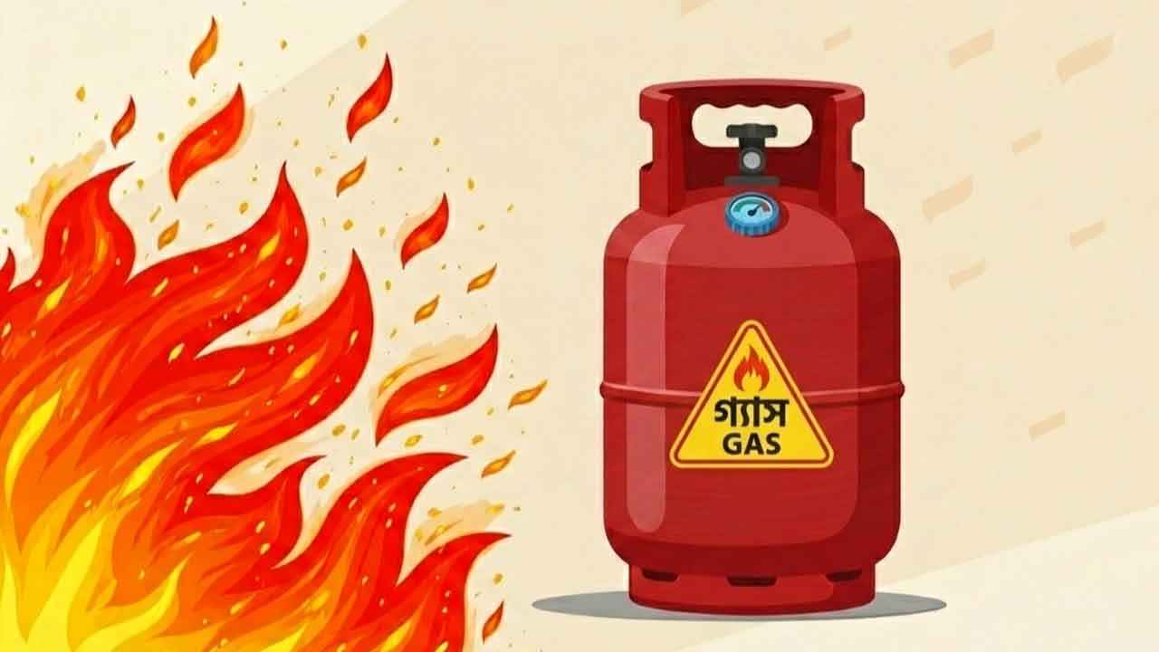 রাজধানীতে সিলিন্ডারের বিস্ফোরণে একই পরিবারের দগ্ধ ৩