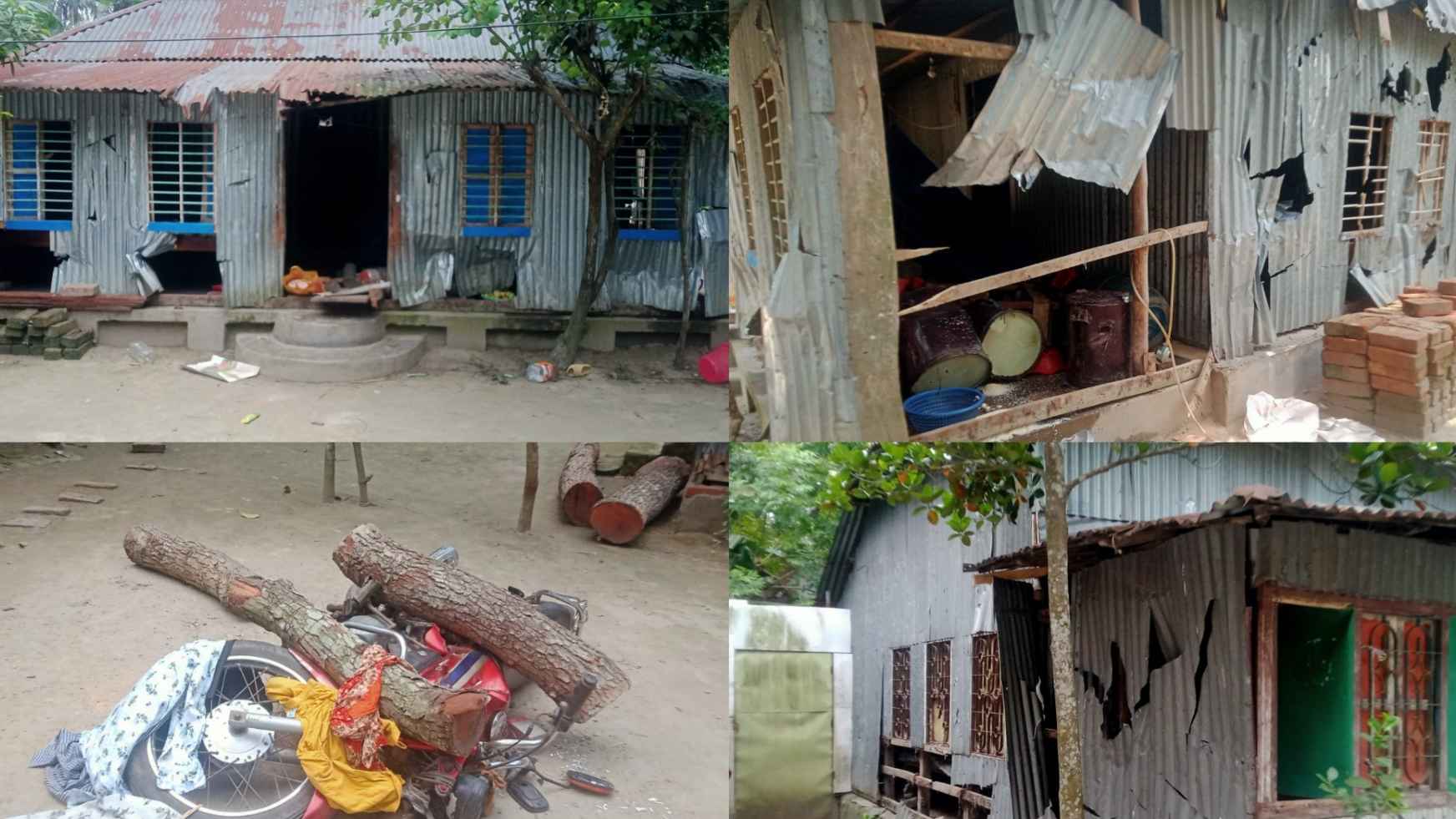 নড়াইলে দুই গ্রুপের সংঘর্ষে আহত ১২, বাড়িঘর ভাঙচুর-লুটপাট