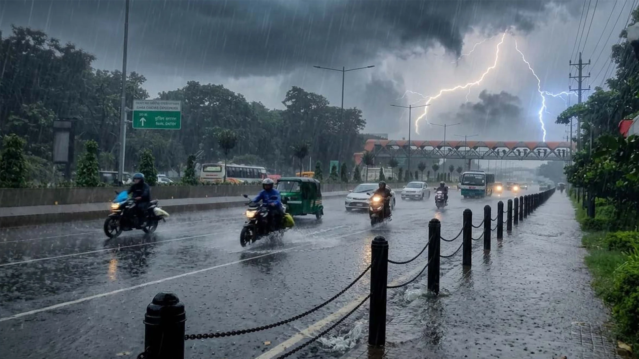 সারাদেশে বজ্রসহ বৃষ্টির সম্ভাবনা, ভারী বর্ষণের সতর্কতা কয়েক এলাকায়