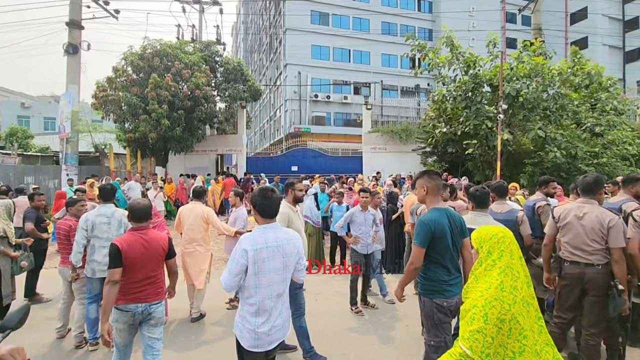 তিন কারখানার সিদ্ধান্তে কর্মহীন ১৮৬৮ পোশাক শ্রমিক