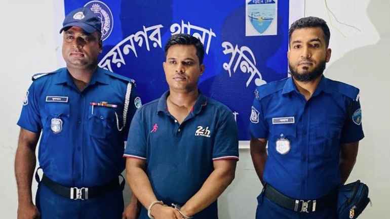 বিজয়নগর উপজেলা ছাত্রলীগ সভাপতি হৃদয় গ্রেফতার