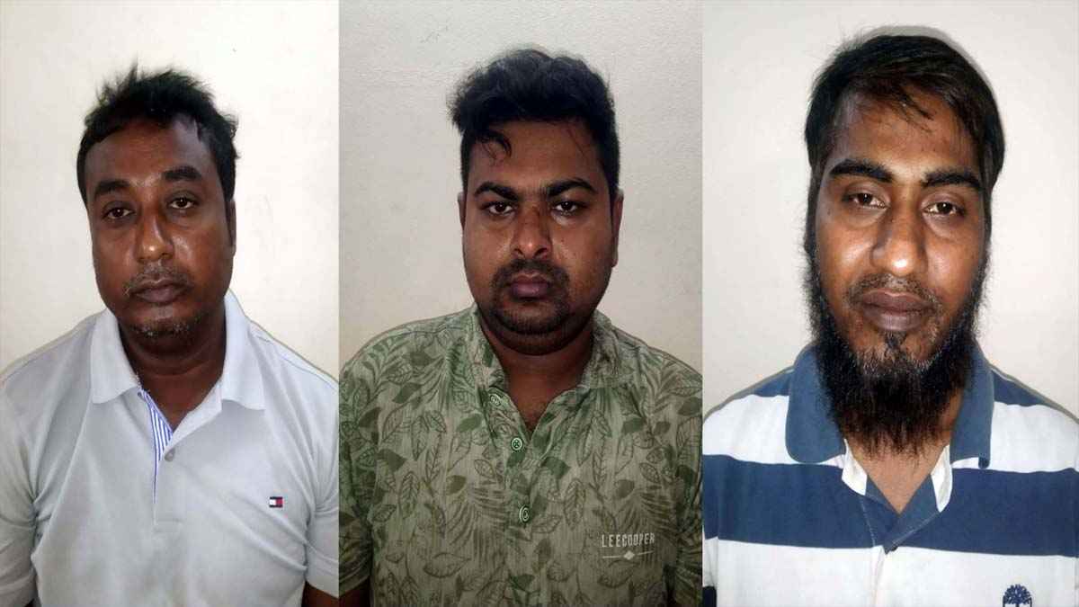ঝিনাইদহে ৩০০ ইয়াবাসহ তিন মাদক কারবারি গ্রেফতার