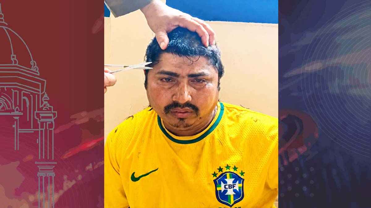 ব্রাজিলের জার্সি পরে মসজিদে জুতা চুরি, চুল কেটে দিল জনতা